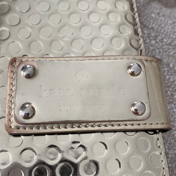 Kate Spade Gold Shiny Wallet - Picture 2 of 5